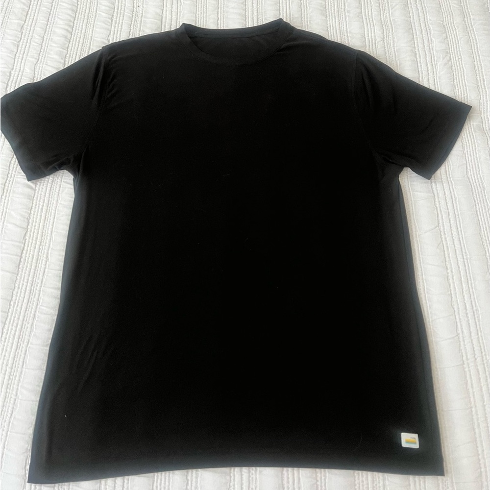 Men's Vuori Strato Tech Tee- Black - Picture 7 of 9